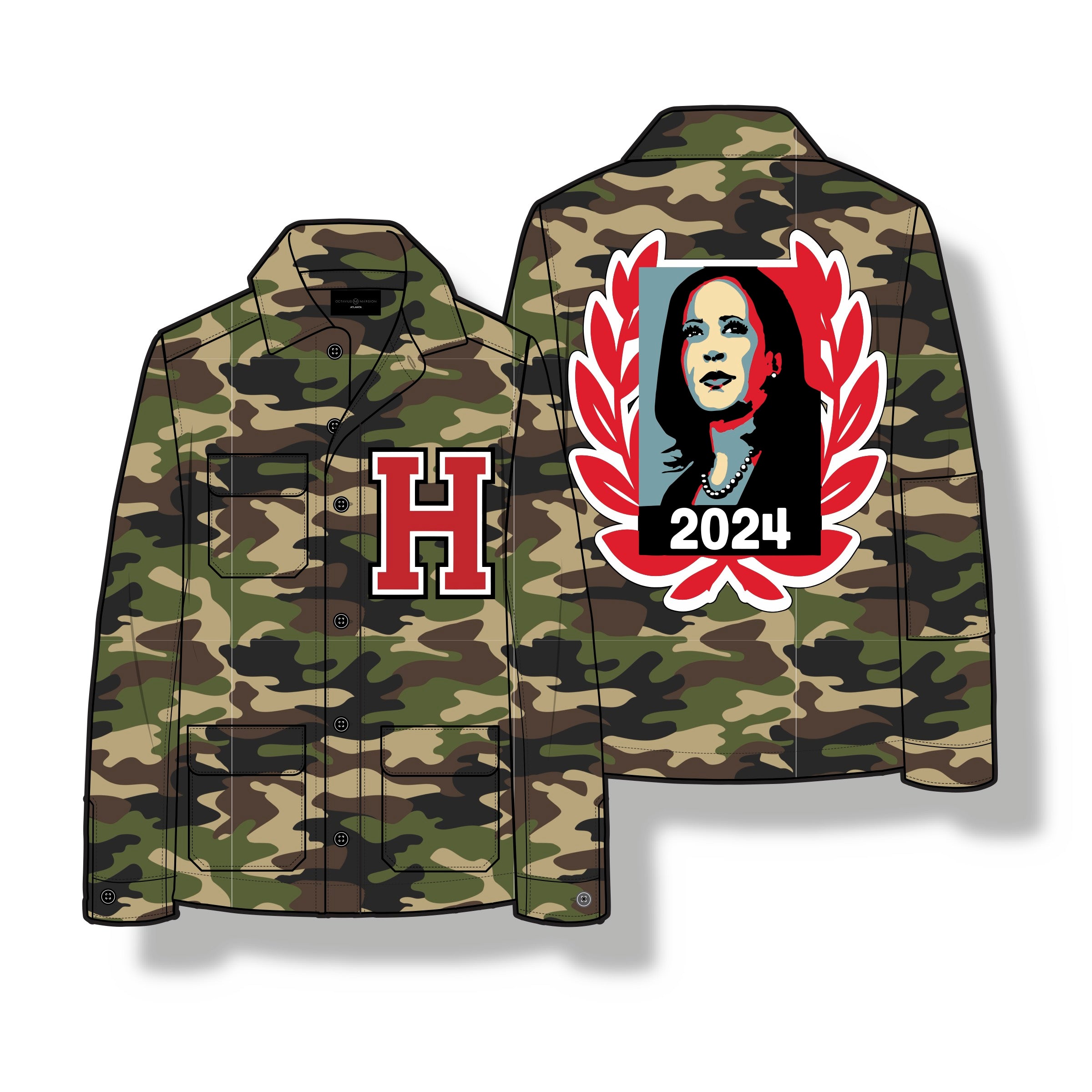 *DIVINE NINE ONLY* 2024 WE GO TO WAR VARSITY FIELD COAT