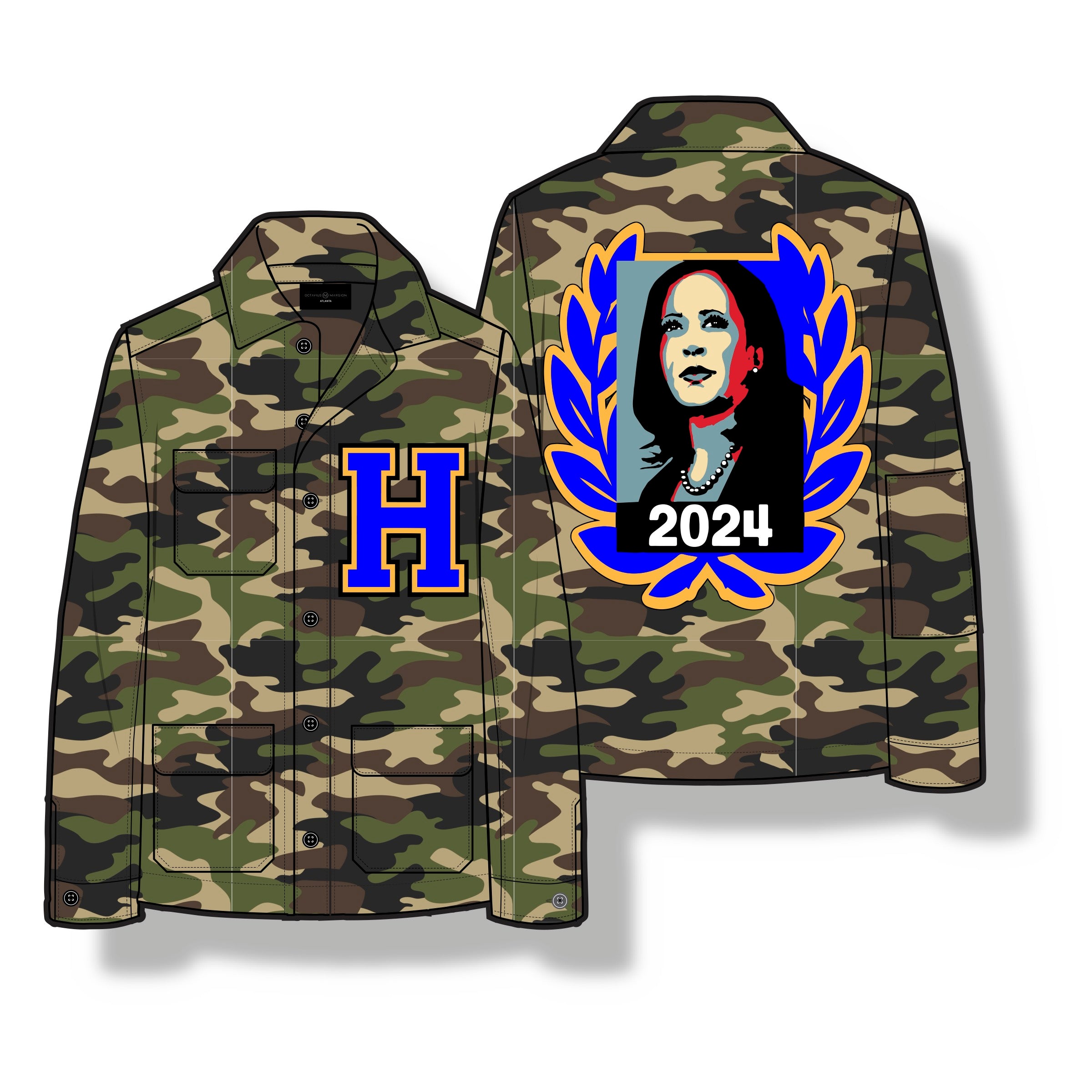 *DIVINE NINE ONLY* 2024 WE GO TO WAR VARSITY FIELD COAT